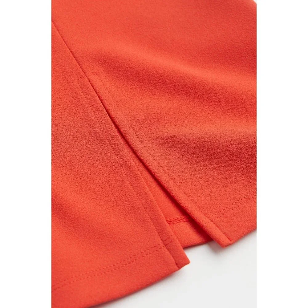 H&M Women's Medium Jersey A-line Mini Dress Sleeveless Red Spaghetti Strap New - Picture 2 of 8